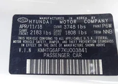 2019 Hyundai Veloster 2.0/2.0 Premium — фото 9