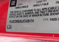 2018 Chevrolet Spark 1Lt Cvt — фото 9