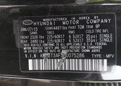 2015 Hyundai Tucson Gls — фото 9