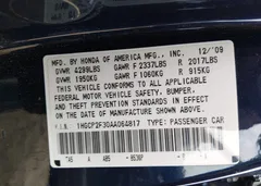 2010 Honda Accord 2.4 LX — фото 9