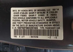 2014 Honda Civic LX — фото 9