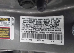 2006 Honda Civic LX — фото 9